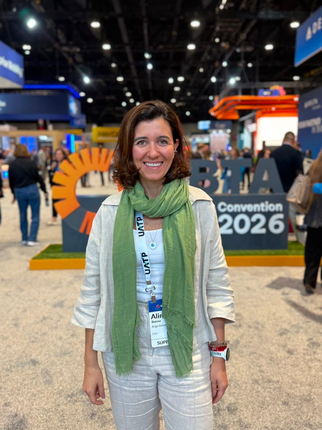 Aline Bueno, CEO da Argo Solutions, na GBTA Convention 2026