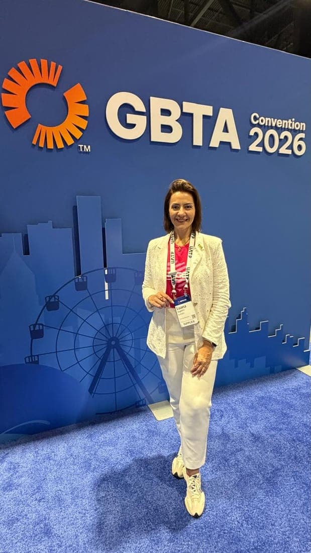 Luana Nogueira, Diretora Executiva da ALAGEV, na GBTA Convention 2026