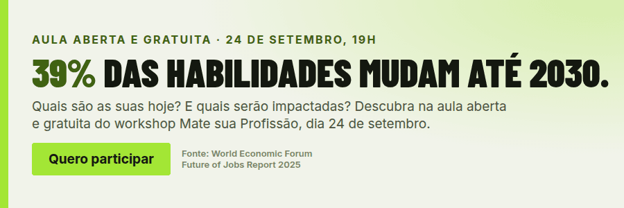 39% das habilidades mudam até 2030