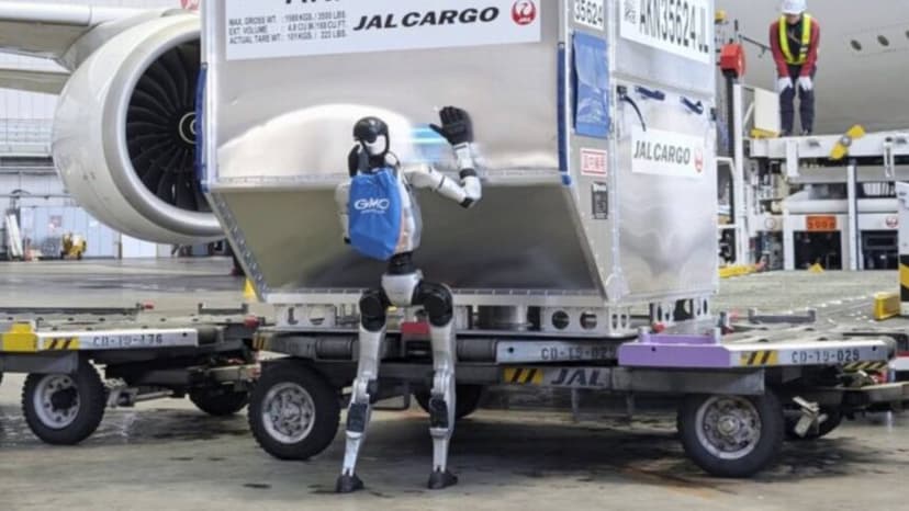 Japan Airlines testa robôs humanoides em aeroporto de Tóquio