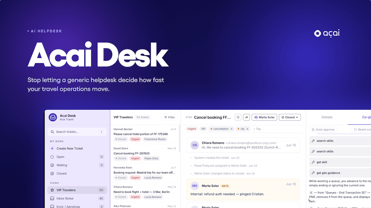 Acai Desk Travel
