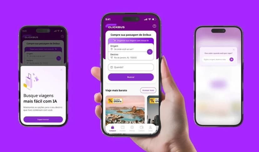 ClickBus integra vendas de passagens à Alexa+ e permite compras por comandos de voz