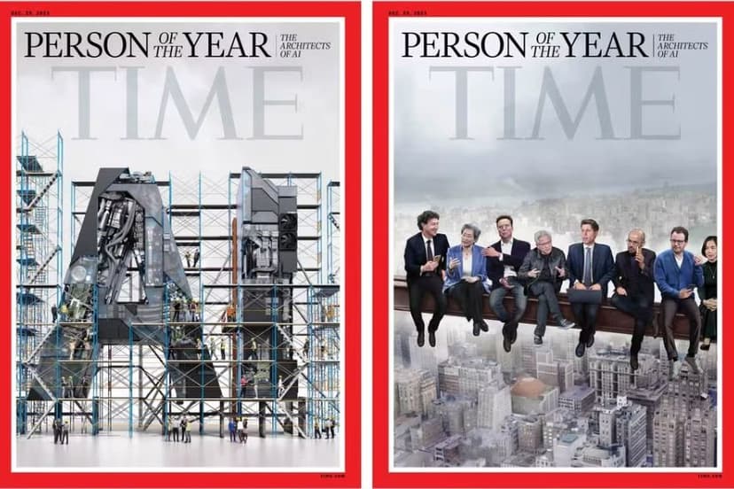 Revista Time elege “arquitetos da IA” como Pessoas do Ano de 2025